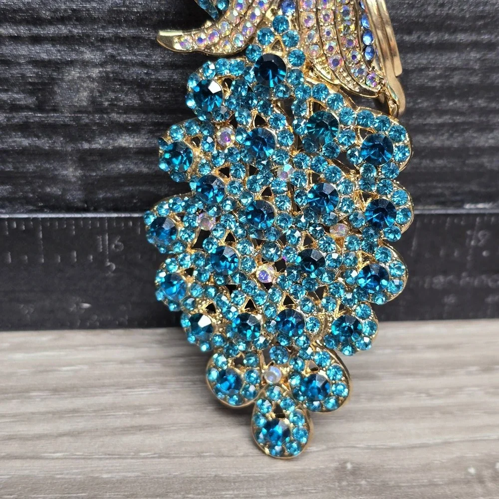 Vintage Keychain Peacock